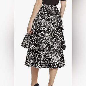 Who What Wear Tiered Skirt